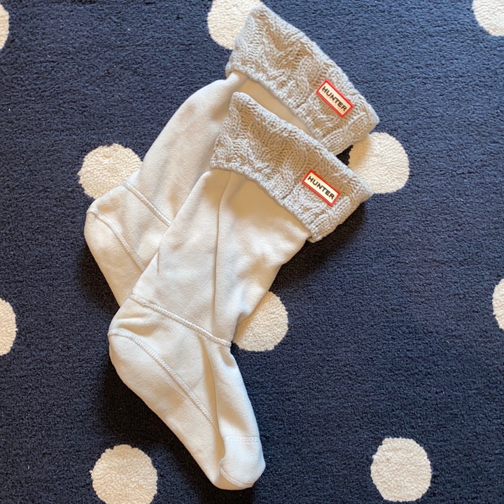 Original cable-knit Hunter Boot Socks. Size L